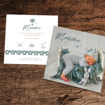 Faire-part de naissance