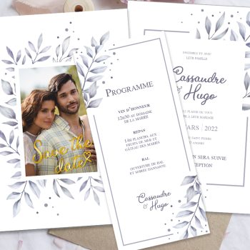 Faire-part de mariage