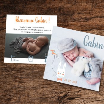 Faire-part de naissance